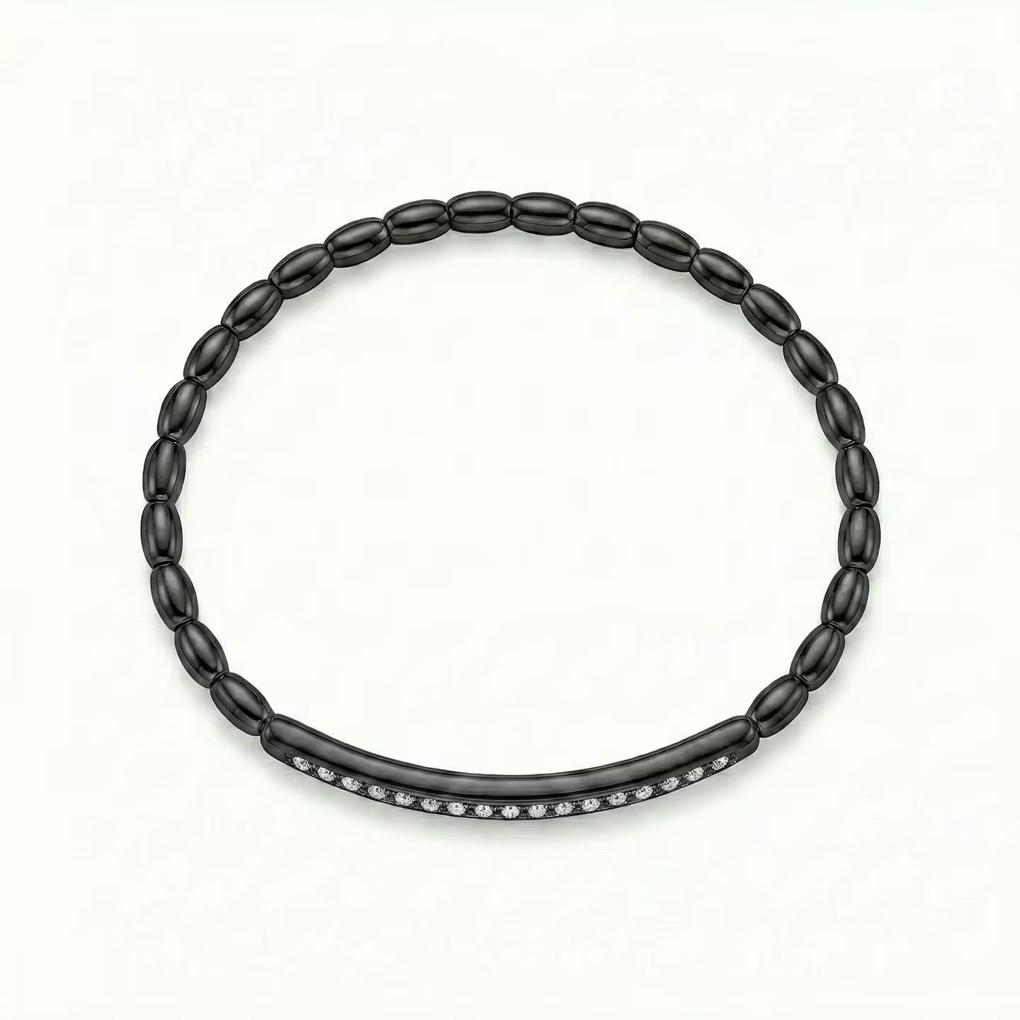 Bracelet stretch thin - Noir