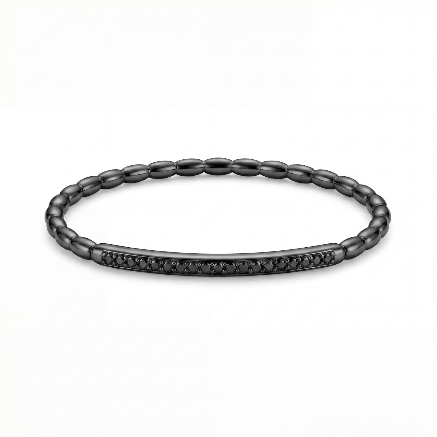 Bracelet stretch thin - Full Noir