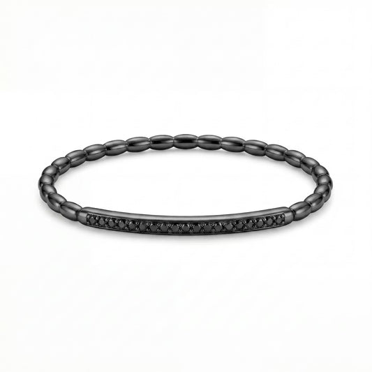 Bracelet stretch thin - Full Noir