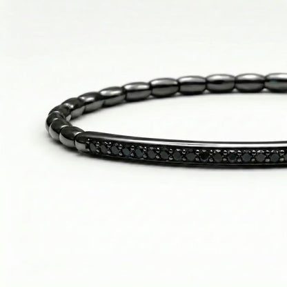 Bracelet stretch thin - Full Noir