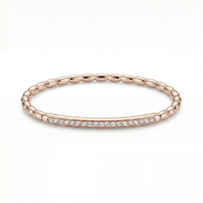Bracelet stretch thin - Or Rose