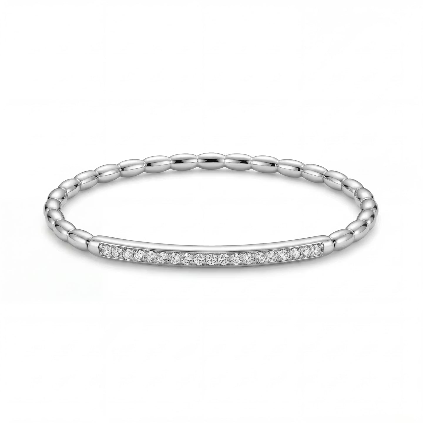 Bracelet stretch thin - Argent