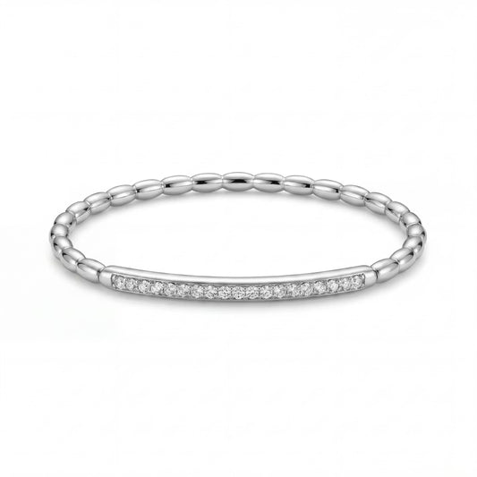 Bracelet stretch thin - Argent