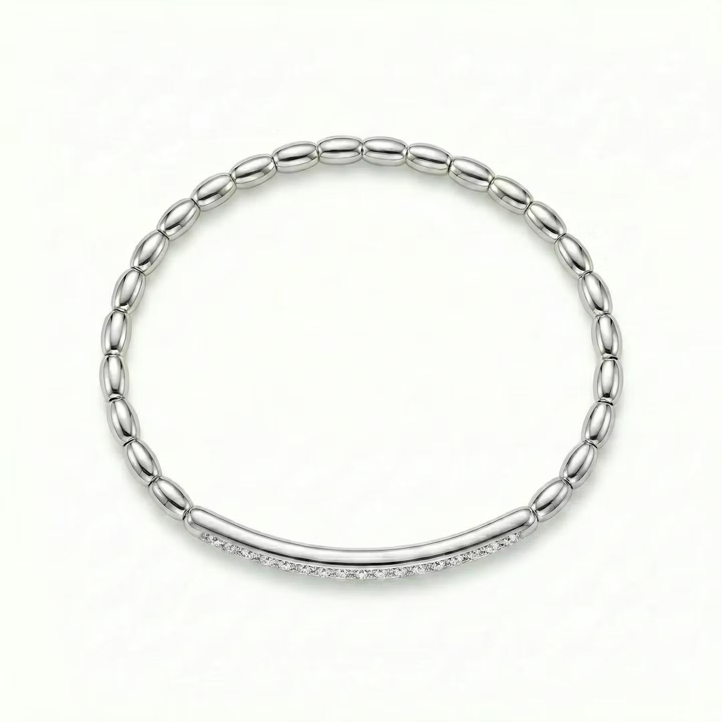 Bracelet stretch thin - Argent