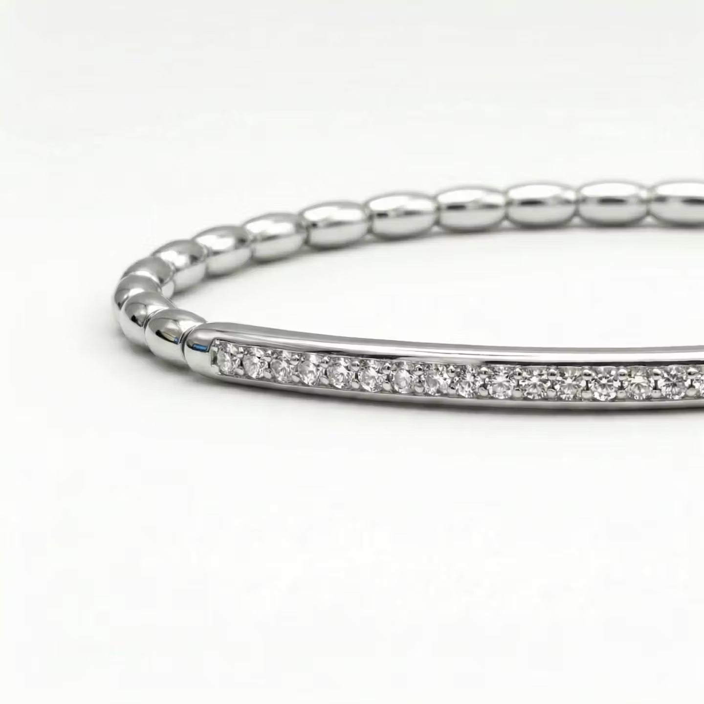 Bracelet stretch thin - Argent